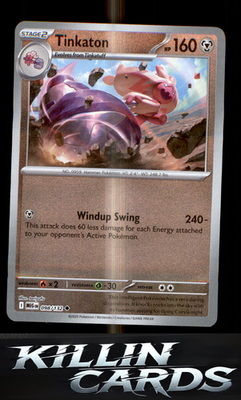 Reverse Holofoil Tinkaton 098/132 Pokemon Uncommon ME01: Mega Evolution Card NM