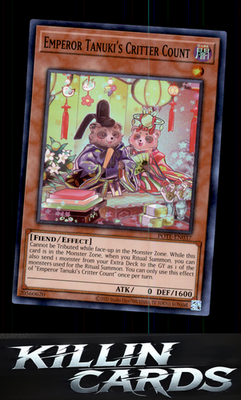 Emperor Tanuki's Critter Count POTE-EN037 YuGiOh Super Rare Power of the Element