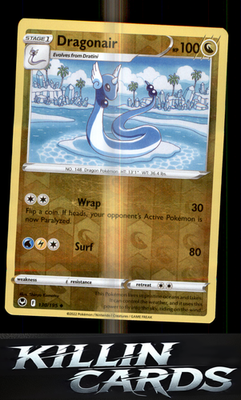 Reverse Holofoil Dragonair 130/195 Pokemon Uncommon SWSH12: Silver Tempest Card