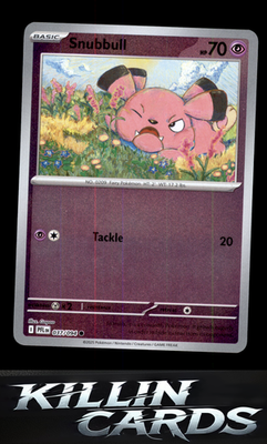 Reverse Holofoil Snubbull 037/094 Pokemon Common ME02: Phantasmal Flames Card NM