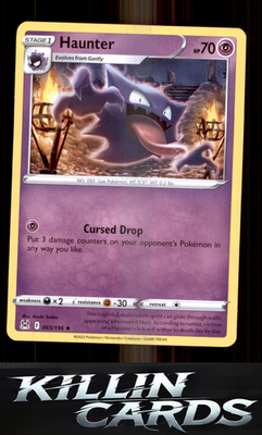 Haunter 065/196 Pokemon Uncommon SWSH11: Lost Origin Card NM