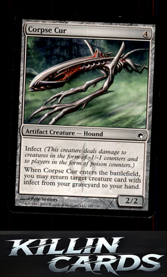 Corpse Cur 147 Magic C Scars of Mirrodin Card LP