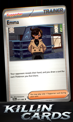 Emma - 077/086 077/086 Pokemon Uncommon ME04: Chaos Rising Card NM
