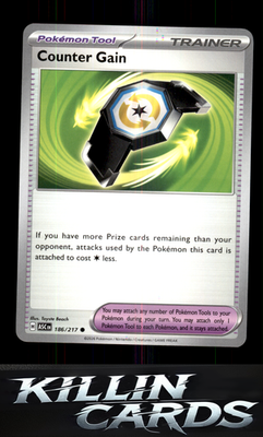Counter Gain - 186/217 186/217 Pokemon Common ME: Ascended Heroes Card NM