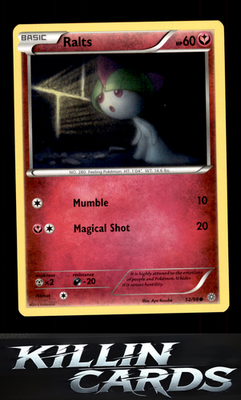 Ralts 52/98 Pokemon Common XY - Ancient Origins Card NM