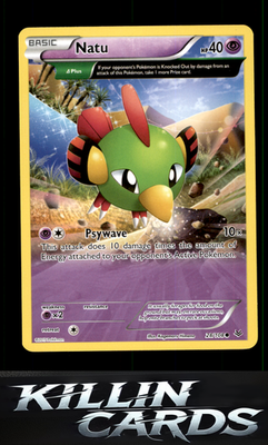 Natu (28 Delta) 28/108 Pokemon Common XY - Roaring Skies Card NM