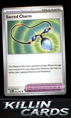 Sacred Charm - 093/094 093/094 Pokemon Uncommon ME02: Phantasmal Flames Card NM