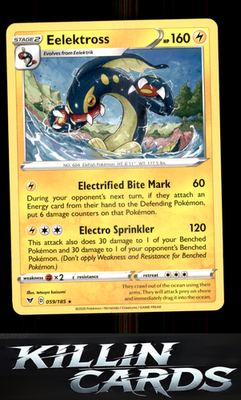 Eelektross 059/185 Pokemon Rare SWSH04: Vivid Voltage Card NM