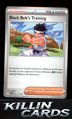 Black Belt's Training - 097/131 097/131 Pokemon Common SV: Prismatic Evolutions