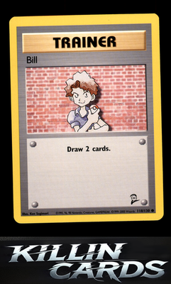 Bill 118/130 Pokemon Common Base Set 2 Card LP