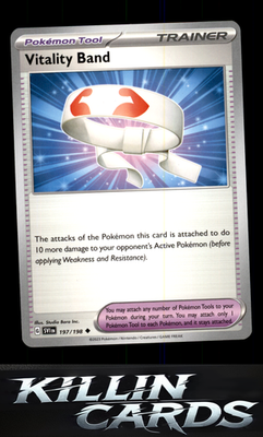 Vitality Band 197/198 Pokemon Uncommon SV01: Scarlet & Violet Base Set Card NM