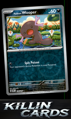 Reverse Holofoil Paldean Wooper - 126/197 126/197 Pokemon Common SV03: Obsidian