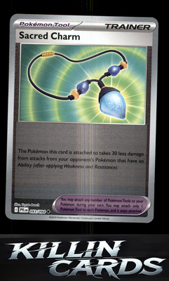 Reverse Holofoil Sacred Charm - 093/094 093/094 Pokemon Uncommon ME02: Phantasma