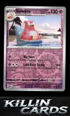 Reverse Holofoil Slowbro 080/165 Pokemon Uncommon SV: Scarlet & Violet 151 Card