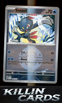 Reverse Holofoil Sneasel (Dusk Ball) 044/217 Pokemon Common ME: Ascended Heroes