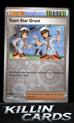 Reverse Holofoil Team Star Grunt - 195/198 195/198 Pokemon Uncommon SV01: Scarle