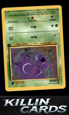 Zubat 70/82 Pokemon Common Team Rocket Card LP
