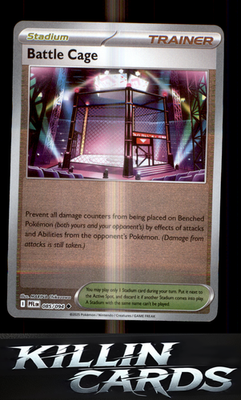 Reverse Holofoil Battle Cage - 085/094 085/094 Pokemon Uncommon ME02: Phantasmal