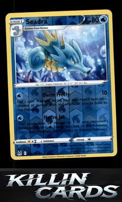 Reverse Holofoil Seadra 036/196 Pokemon Uncommon SWSH11: Lost Origin Card NM