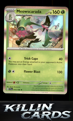 Meowscarada - 015/198 015/198 Pokemon Rare SV01: Scarlet & Violet Base Set Card