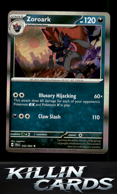 Zoroark 032/064 Pokemon Rare SV: Shrouded Fable Card NM