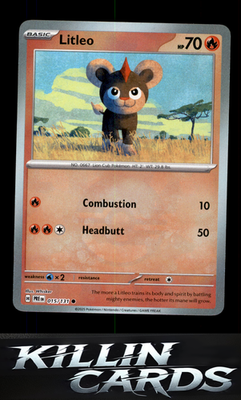 Litleo (Poke Ball Pattern) 015/131 Pokemon Common SV: Prismatic Evolutions Card