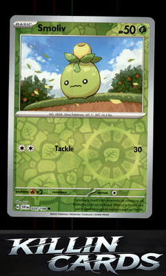 Reverse Holofoil Smoliv - 020/198 020/198 Pokemon Common SV01: Scarlet & Violet
