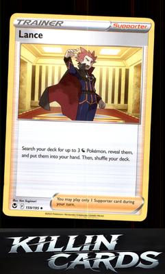 Lance 159/195 Pokemon Uncommon SWSH12: Silver Tempest Card NM
