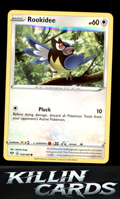 Rookidee 154/189 Pokemon Common SWSH03: Darkness Ablaze Card NM