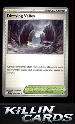 Dizzying Valley 088/094 Pokemon Uncommon ME02: Phantasmal Flames Card NM