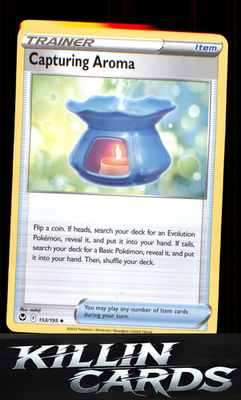 Capturing Aroma 153/195 Pokemon Uncommon SWSH12: Silver Tempest Card NM