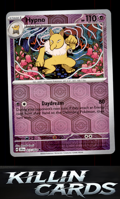 Reverse Holofoil Hypno 017/064 Pokemon Uncommon SV: Shrouded Fable Card NM