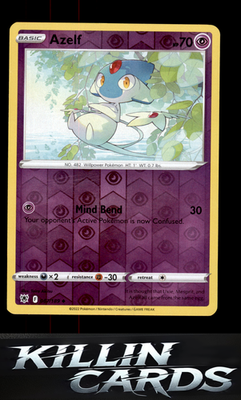 Reverse Holofoil Azelf 067/189 Pokemon Uncommon SWSH10: Astral Radiance Card NM