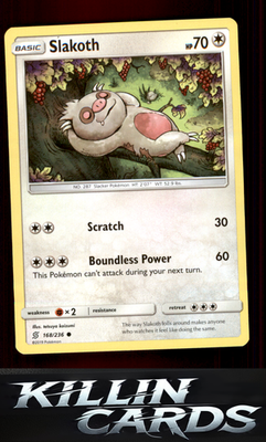Slakoth (168) 168/236 Pokemon Common SM - Unified Minds Card NM