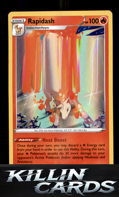 Rapidash 078/165 Pokemon Uncommon SV: Scarlet & Violet 151 Card NM