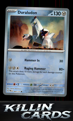 Duraludon 069/131 Pokemon Common SV: Prismatic Evolutions Card NM