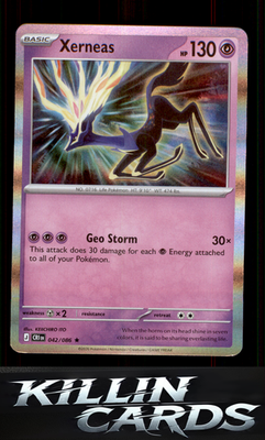 Xerneas - 042/086 042/086 Pokemon Rare ME04: Chaos Rising Card NM