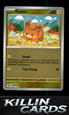 Reverse Holofoil Pawmi 032/094 Pokemon Common ME02: Phantasmal Flames Card NM