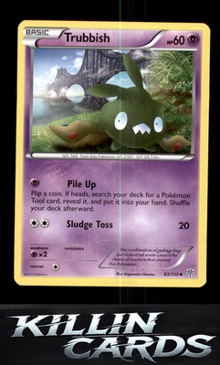 Trubbish (63) 63/135 Pokemon Uncommon Plasma Storm Card NM