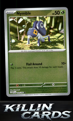 Reverse Holofoil Nymble - 009/094 009/094 Pokemon Common ME02: Phantasmal Flames