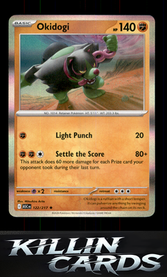 Okidogi 122/217 Pokemon Rare ME: Ascended Heroes Card NM