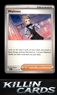 Waitress 215/217 Pokemon Common ME: Ascended Heroes Card NM