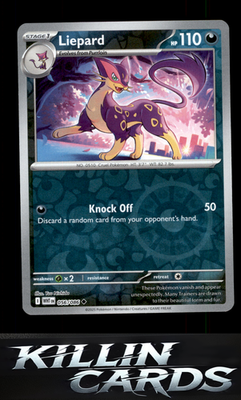 Reverse Holofoil Liepard 056/086 Pokemon Uncommon SV: White Flare Card NM