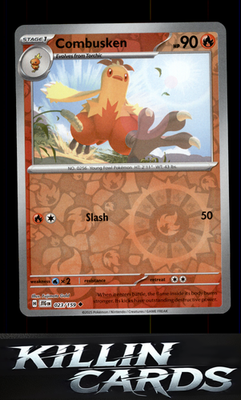 Reverse Holofoil Combusken 023/159 Pokemon Uncommon SV09: Journey Together Card