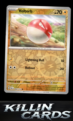 Reverse Holofoil Voltorb 066/193 Pokemon Common SV02: Paldea Evolved Card NM