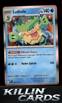 Ludicolo 037/159 Pokemon Rare SV09: Journey Together Card NM