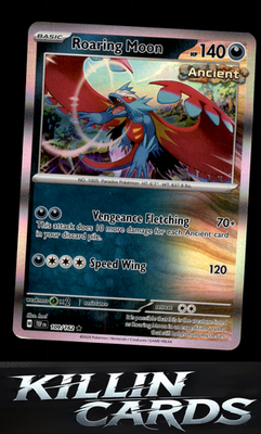 Roaring Moon 109/162 Pokemon Rare SV05: Temporal Forces Card NM