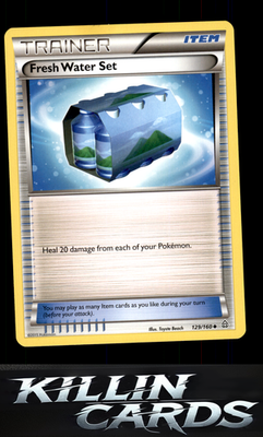 Fresh Water Set 129/160 Pokemon Uncommon XY - Primal Clash Card LP