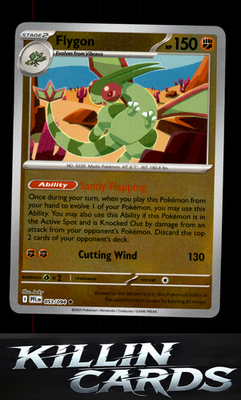 Reverse Holofoil Flygon - 053/094 053/094 Pokemon Rare ME02: Phantasmal Flames C
