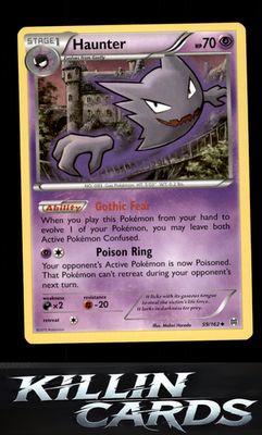 Haunter 59/162 Pokemon Uncommon XY - BREAKthrough Card LP